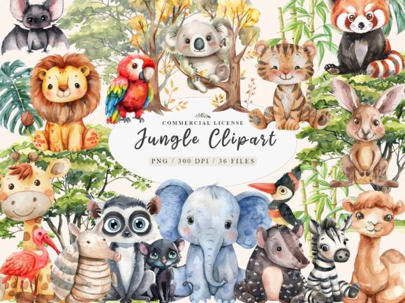 Download Baby Safari Png, Baby Jungle Animals Png - Jungle animals png Collection