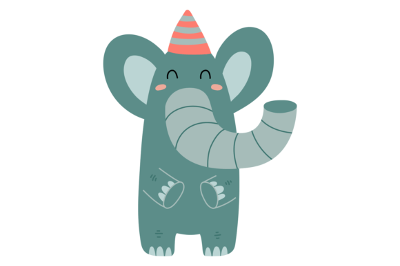 Download Cute Elephant. Childish Decoration Anima - Child Collection