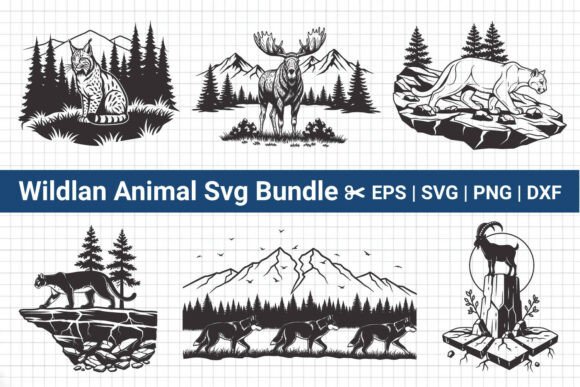 Download Wilderness Wildlife Silhouette Svg Vector - Wildlife silhouette Collection