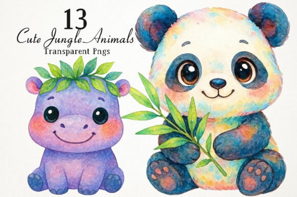 Download Cute Jungle Animals PNG Clipart - Jungle animals png Collection