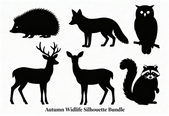 Download Forest Wildlife Silhouette Clipart - Premium Resources