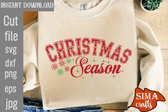 Download Christmas Season Varsity SVG, Christmas - Season Collection
